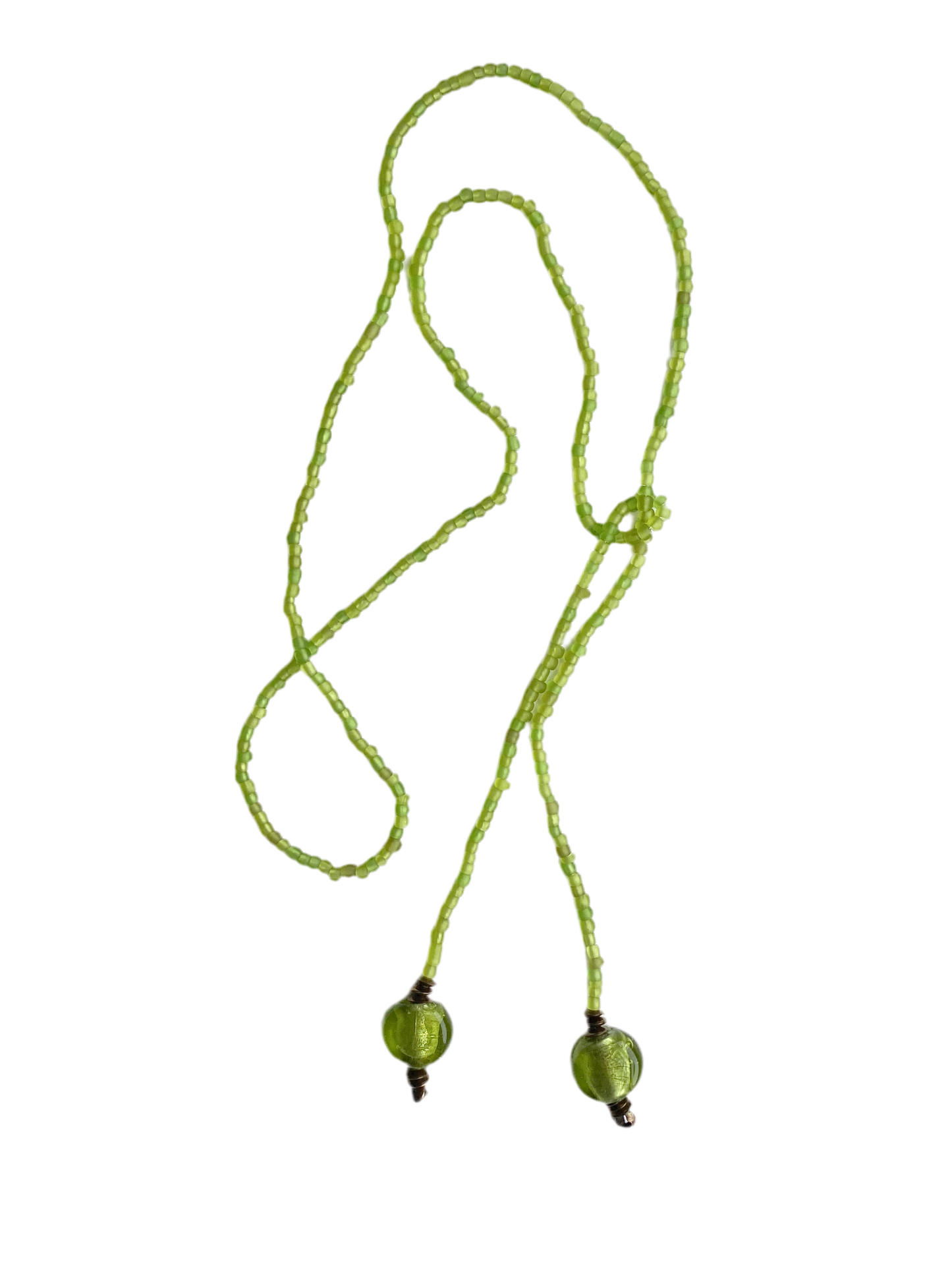 GREEN LASSO NECKLACE
