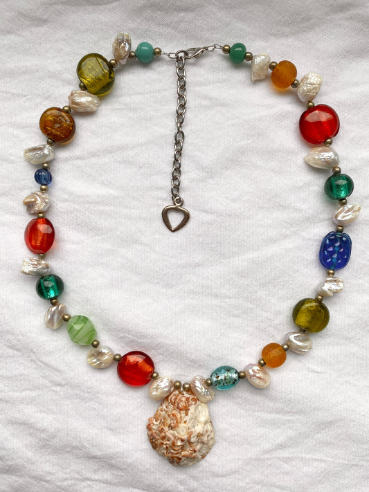 STAINED GLASS NECKLACE