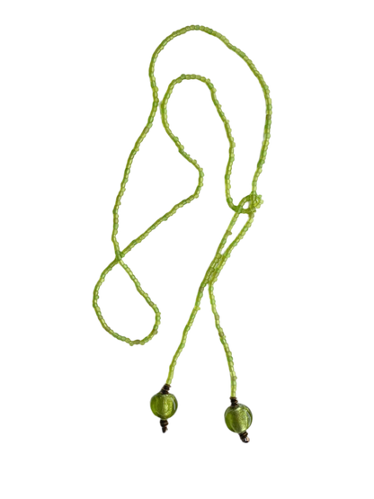 GREEN LASSO NECKLACE